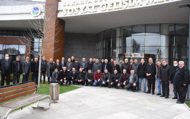 “Başkan İshak Sarı Muhtarlarla Bir Araya Geldi”