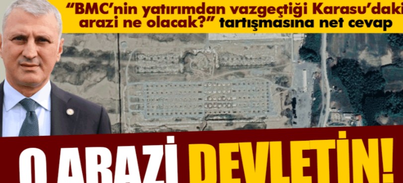 Altuğ’dan BMC açıklaması: “O bölge bir devlet arazisidir”
