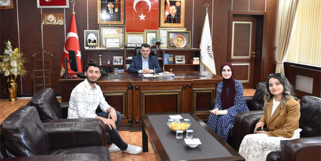 Başkan İshak'a Ziyaret
