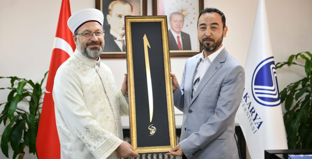 Ali Erbaş'tan SAÜ'ye Ziyaret
