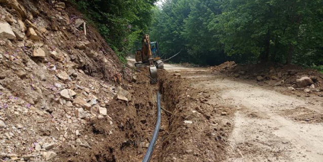 Sapanca’nın Yüksek Kesimlerine Altyapı Hizmeti