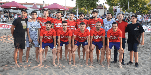 Plaj Futbolunda Kupa Namazgahspor’un