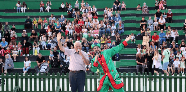 Minikler açık hava etkinliğinde gönüllerince eğlendi
